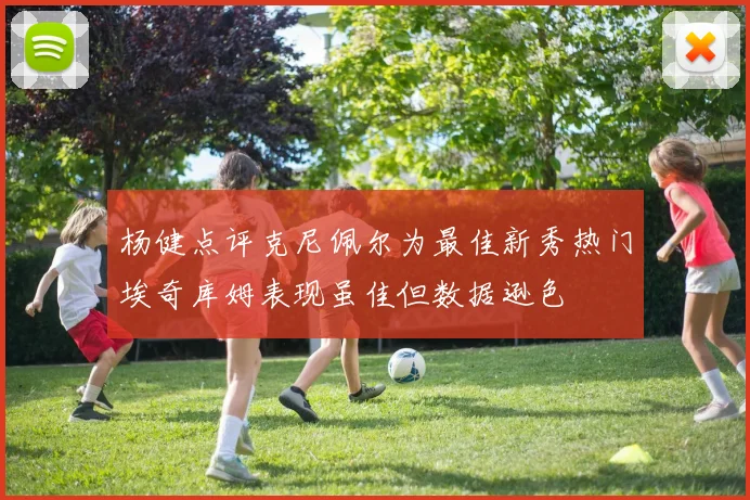 杨健点评克尼佩尔为最佳新秀热门埃奇库姆表现虽佳但数据逊色